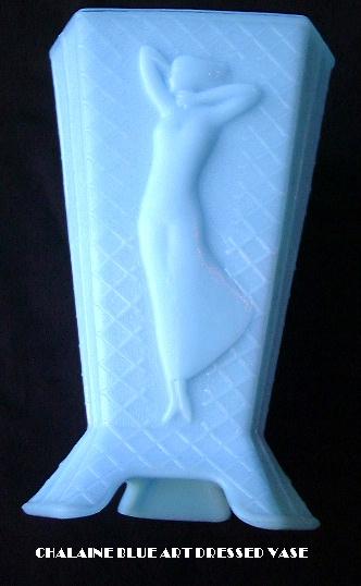 Chalaine Blue Dressed Vase